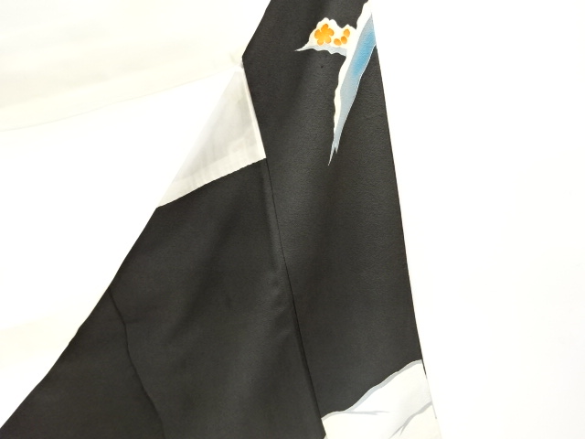 大正ロマン 娘に枝梅模様留袖(比翼付き)